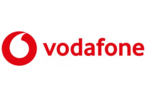 Logo von Vodafone – Partner im Glasfaserausbau und Breitbandprojekt Ortenau